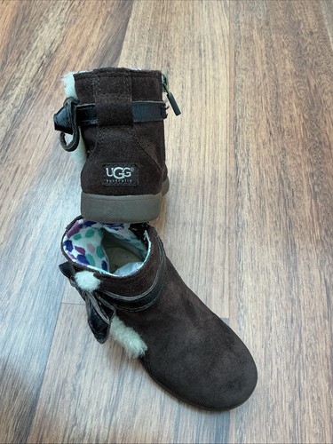 Girls ugg australia brown - australia, side