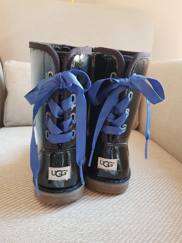 Ugg girls black patent - ugg,